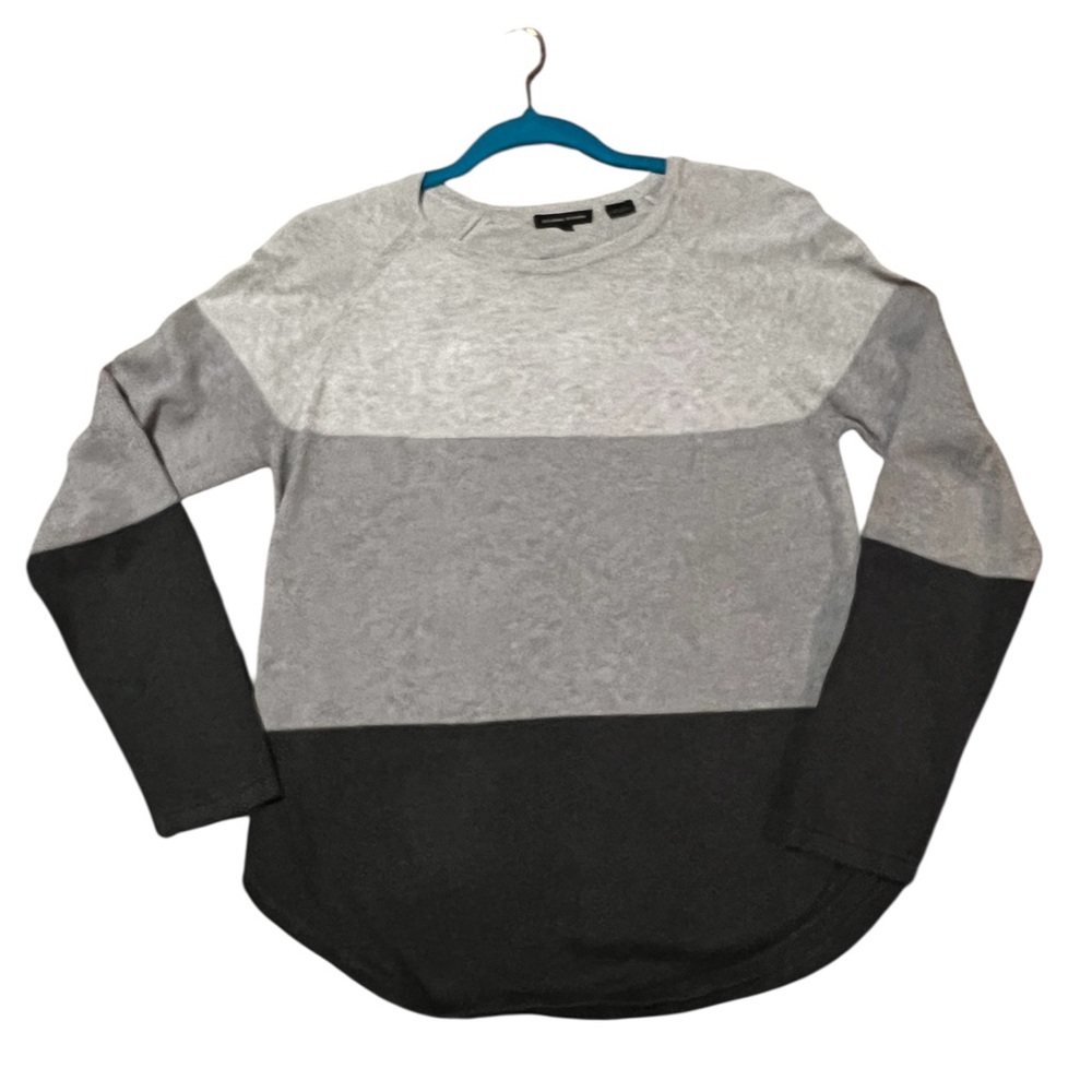🔥2 for $6🔥 Jeanne Pierre Sweater – Size Small (Gray Colorblock)